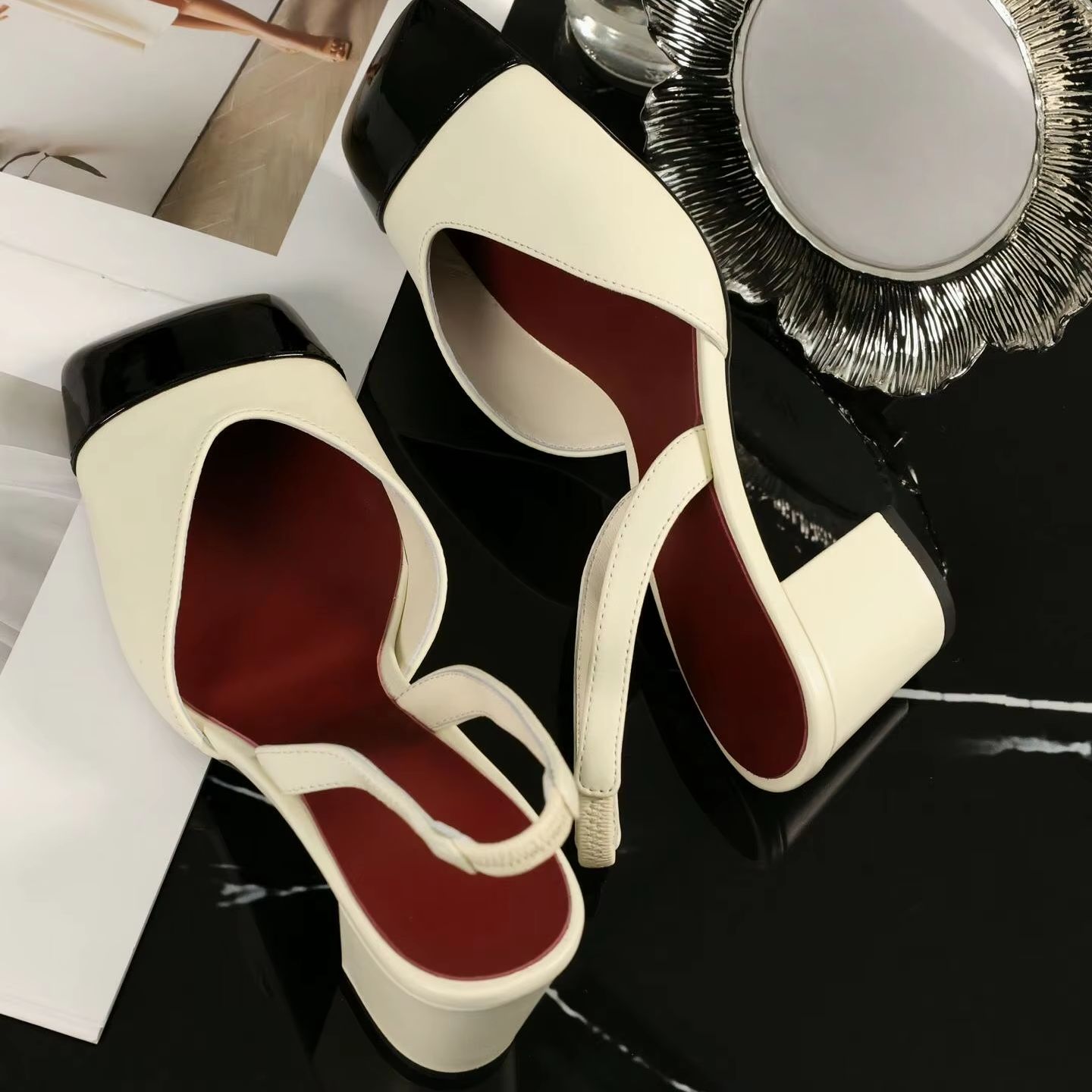 Women Shoes Sandals - أحذية نسائية بكعب عالٍ مفتوحة من