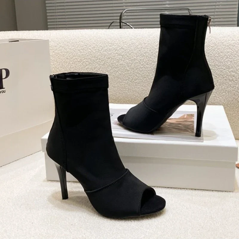 Sock Boot Women - 2025 النساء قاعة الرقص اللاتينية أحذية