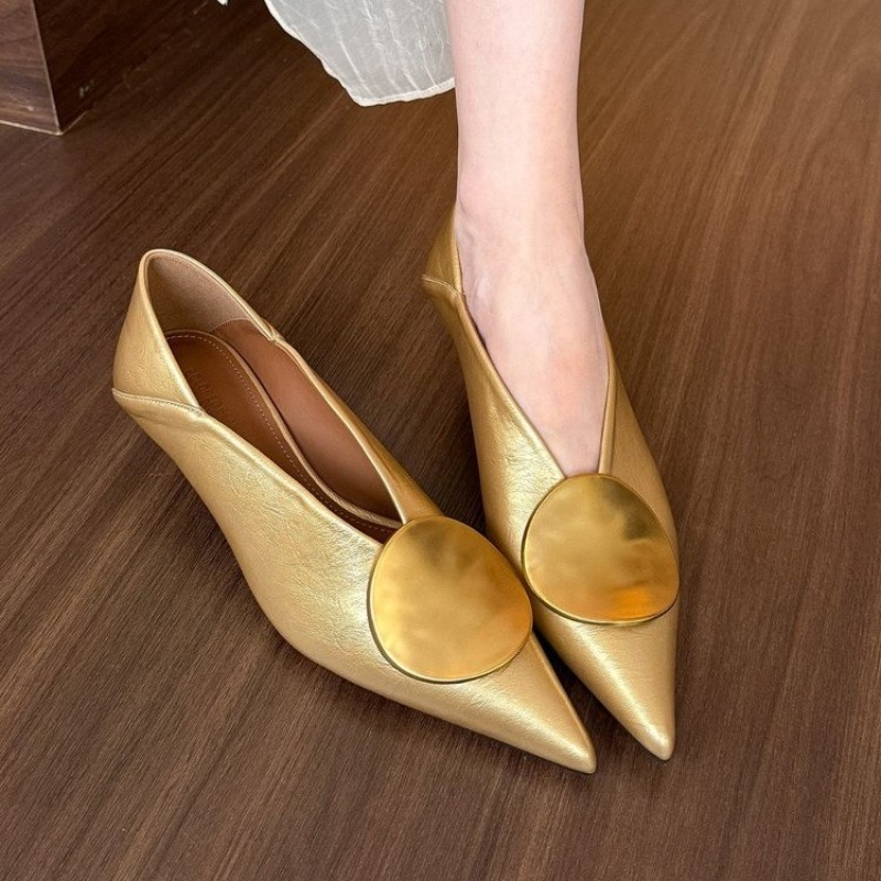 Shoes Women Pumps - أحذية نسائية لربيع وصيف 2025 بمقدمة
