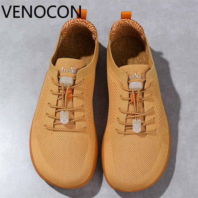 Women'S Shoes With Wide Toe Box - حذاء رياضي VENOCON بدون كعب، واسع