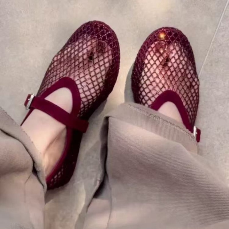 Women Shoes Sandals - صنادل باوتو نسائية مرصعة بالأحجار الكريمة