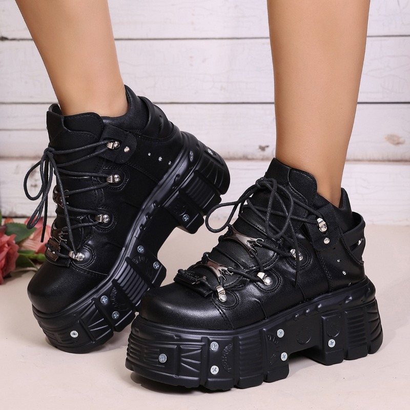 Women Shoes Store - أحذية نسائية جديدة بتصميم بانك، أحذية
