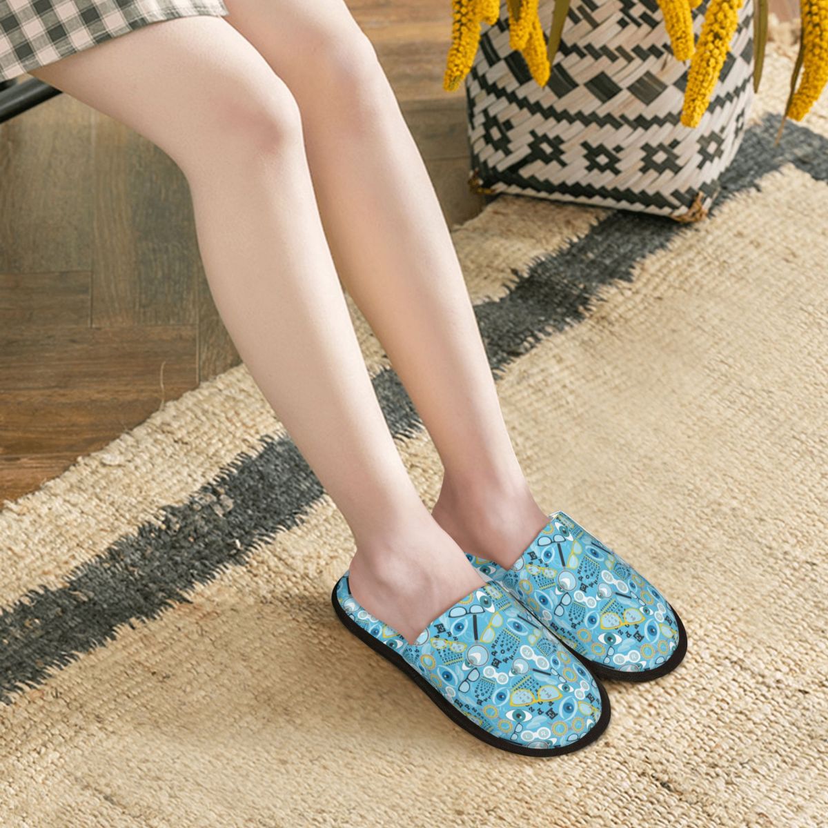 نعال منزلية نسائية مريحة من ال - مراجعة Women Shoes Chart Size وسعره