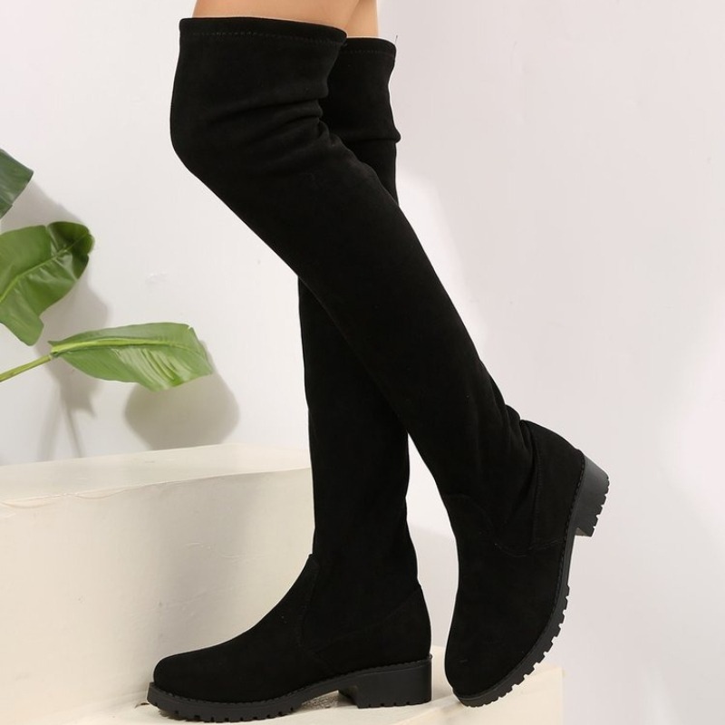 أحذية نسائية فوق الركبة، طويلة - مراجعة Sock Boot Women وسعره
