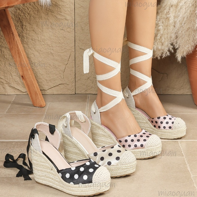 صنادل نسائية جديدة لربيع وصيف  - مراجعة Espadrille Wedge Shoes وسعره