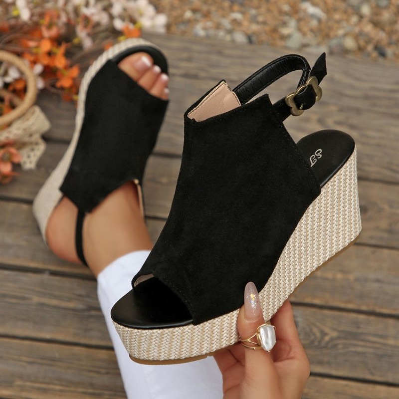 صنادل نسائية صيفية بكعب ويدج و - مراجعة Espadrille Wedge Shoes وسعره