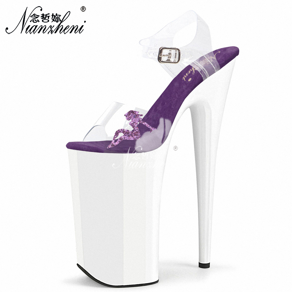 صنادل نسائية شفافة من البولي ف - مراجعة Clear Strap Heel وسعره