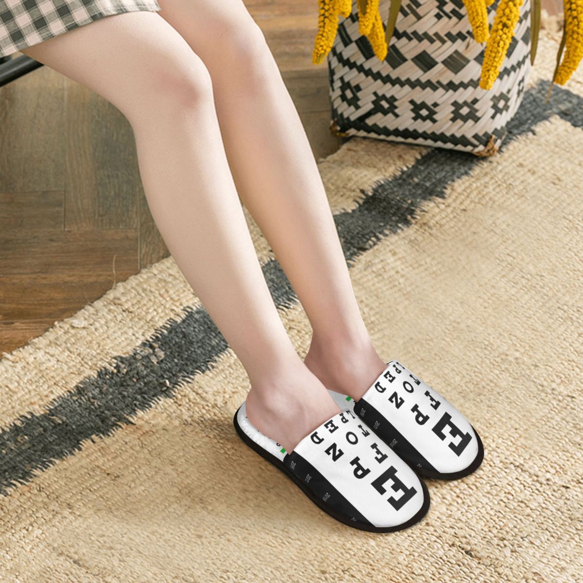 شباشب نسائية مريحة ودافئة للمن - مراجعة Women Shoes Chart Size وسعره