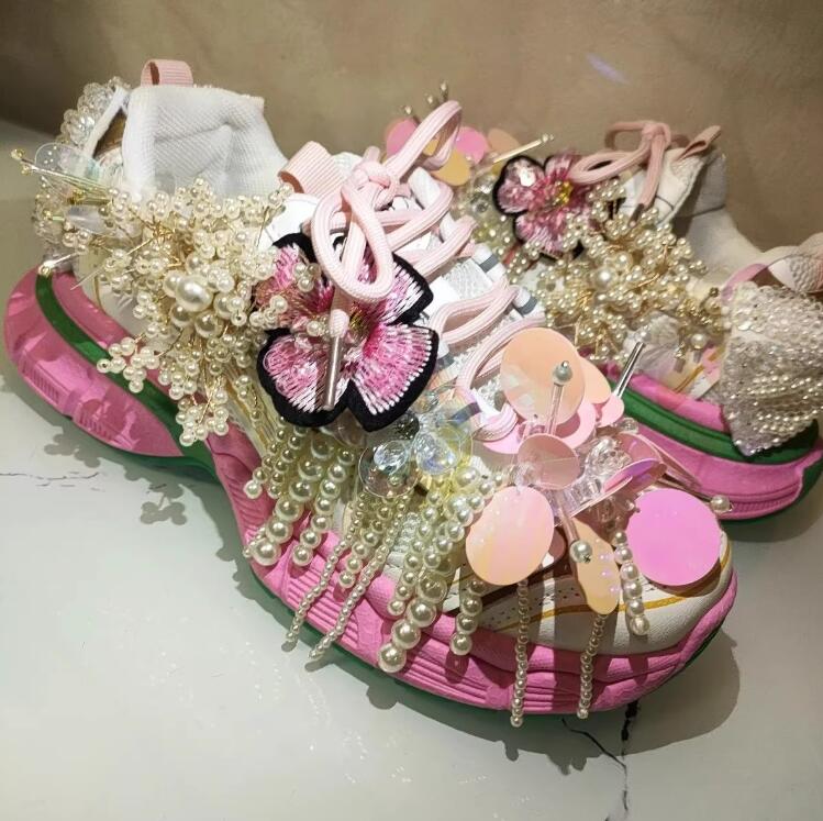 الأميرة نمط اللؤلؤ المحدبة شرا - مراجعة Women Shoes Store وسعره
