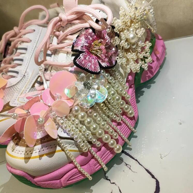 الأميرة نمط اللؤلؤ المحدبة شرا - مراجعة Women Shoes Store وسعره