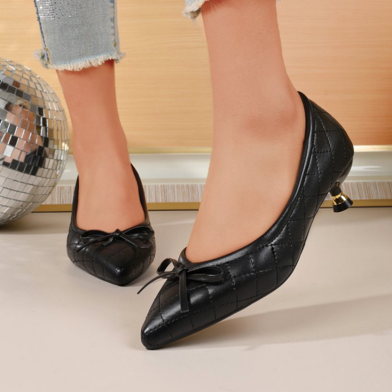 كعب كيتن مدبب مقدمه فيونكه فين - مراجعة Women'S Shoes In Fashion وسعره