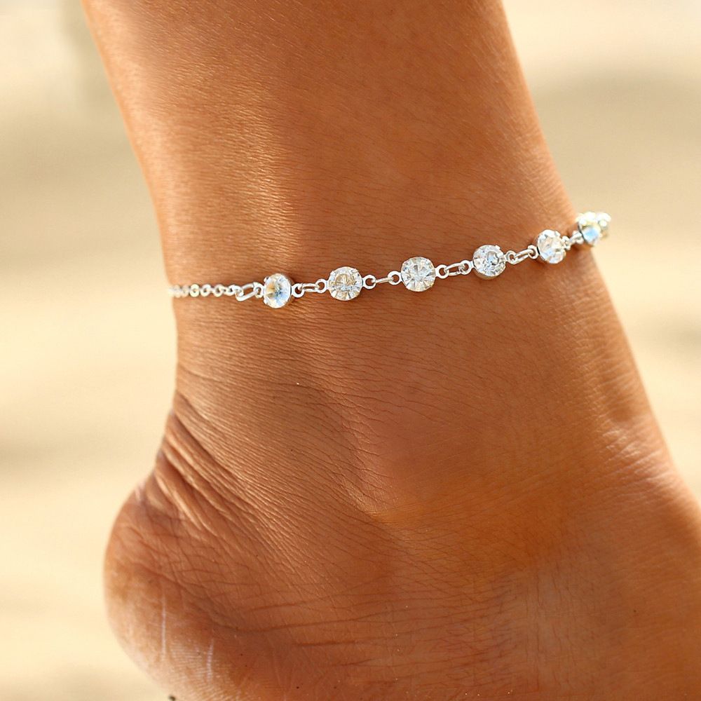 كاحل القدم الذهب والفضة هدية ع - مراجعة Gold Chain Sandal وسعره