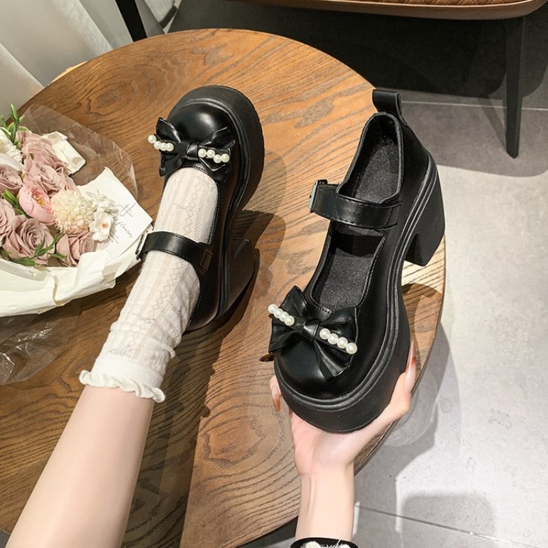 أحذية لوليتا 2026 سوداء بكعب ع - مراجعة Shoes Women Pumps وسعره