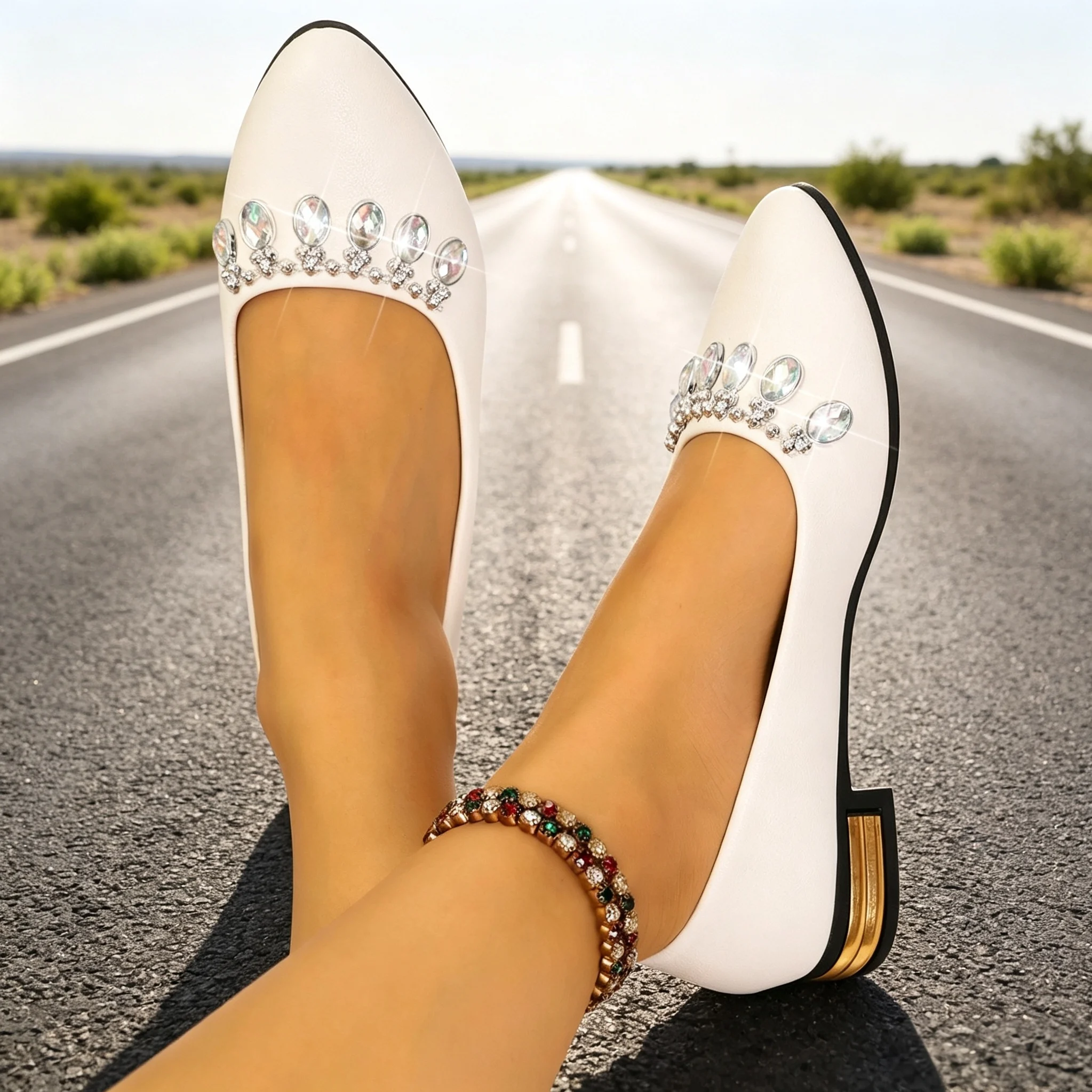 أحذية نسائية مسطحة ذات مقدمة م - مراجعة Women Shoes Store وسعره