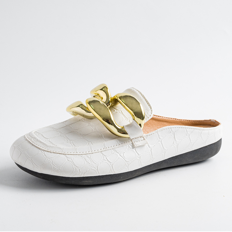شباشب نسائية عصرية مقاس كبير ص - مراجعة Gold Chain Sandal وسعره
