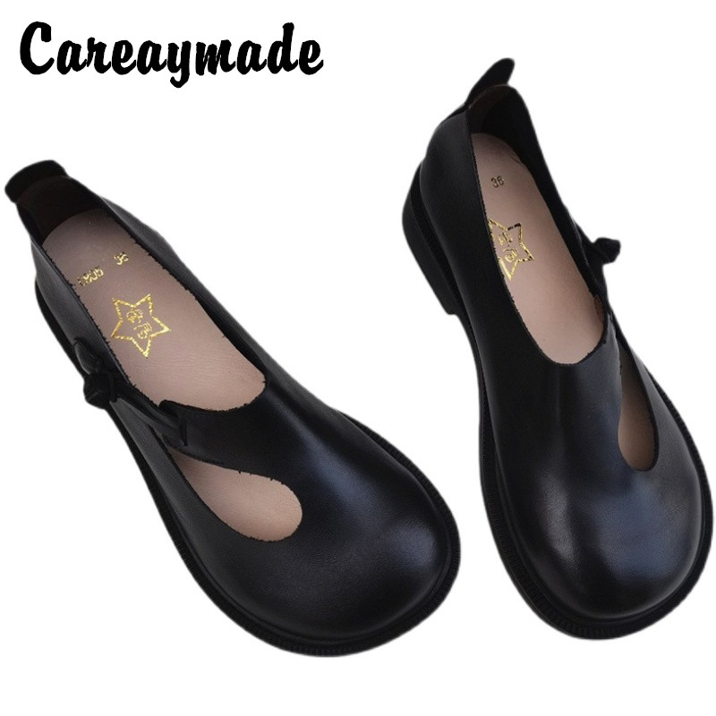 Careaymade-جلد طبيعي أحذية كبي - مراجعة Shoes Women Pumps وسعره