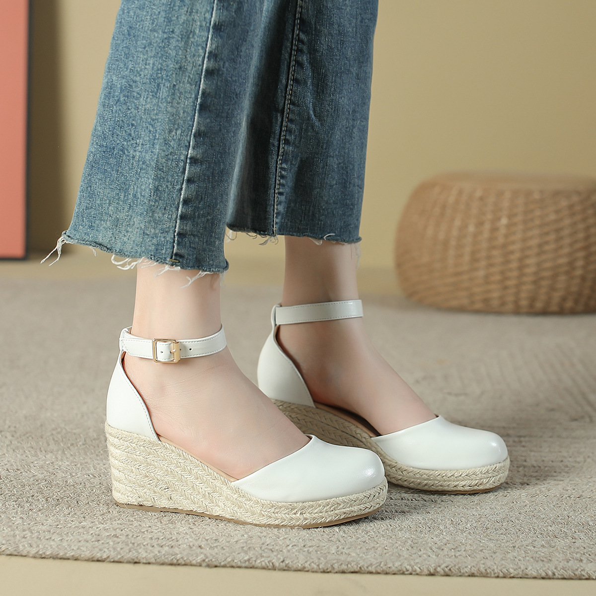 صنادل نسائية إسبادريل بكعب ويد - مراجعة Espadrille Wedge Shoes وسعره