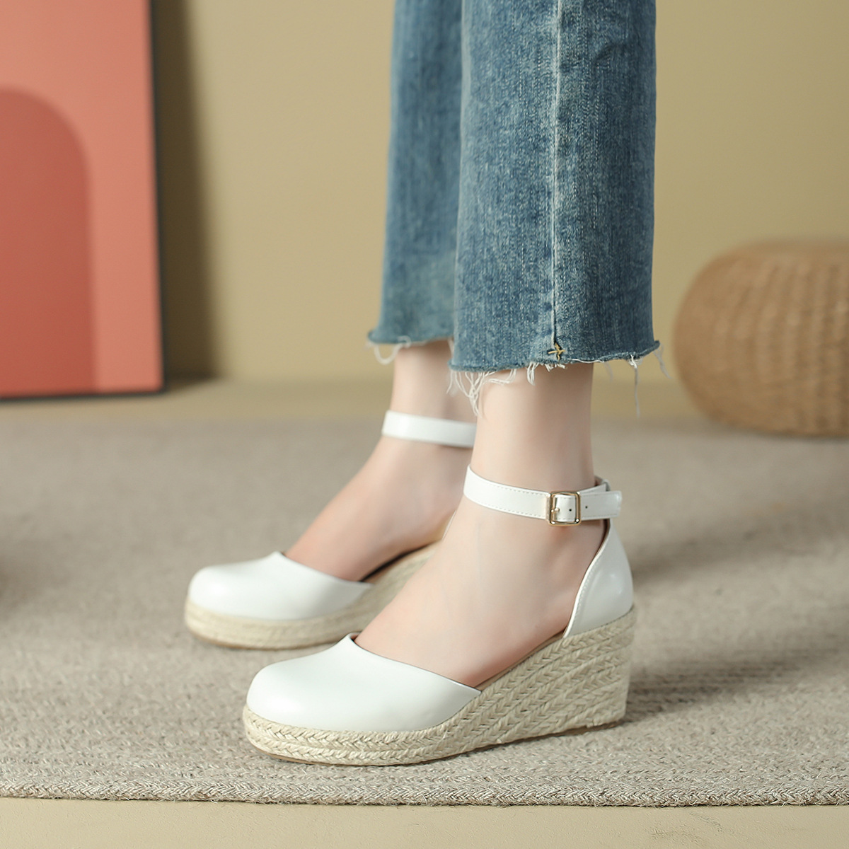 صنادل نسائية إسبادريل بكعب ويد - مراجعة Espadrille Wedge Shoes وسعره