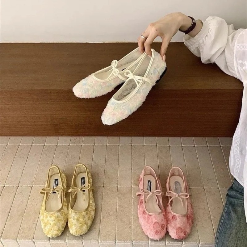 أحذية ماري جين شبكية جديدة بتص - مراجعة Shoes Women Pumps وسعره
