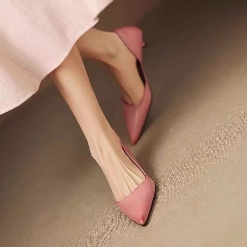 حذاء نسائي بكعب ستيليتو بمقدمة - مراجعة Shoes Women Pumps وسعره