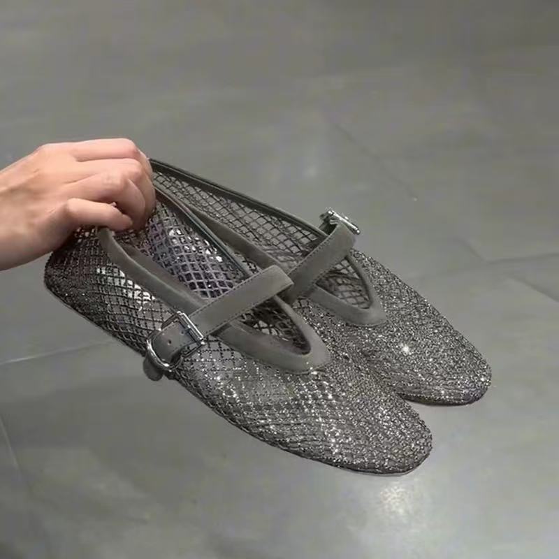 صنادل باوتو نسائية مرصعة بالأح - مراجعة Women Shoes Sandals وسعره