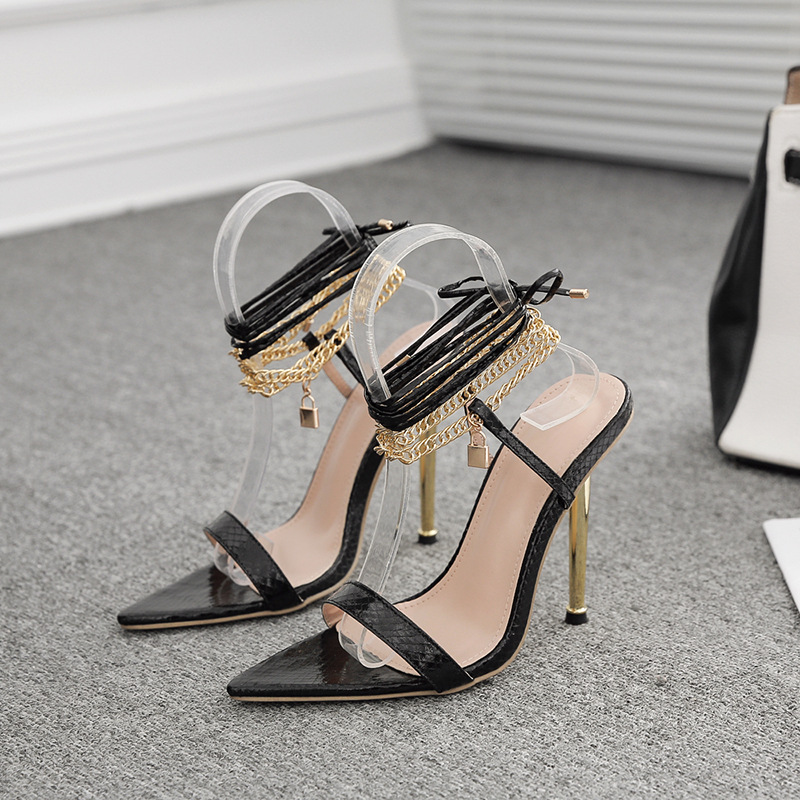 صندل نسائي Purcoral 2026 ذهبي  - مراجعة Gold Chain Sandal وسعره