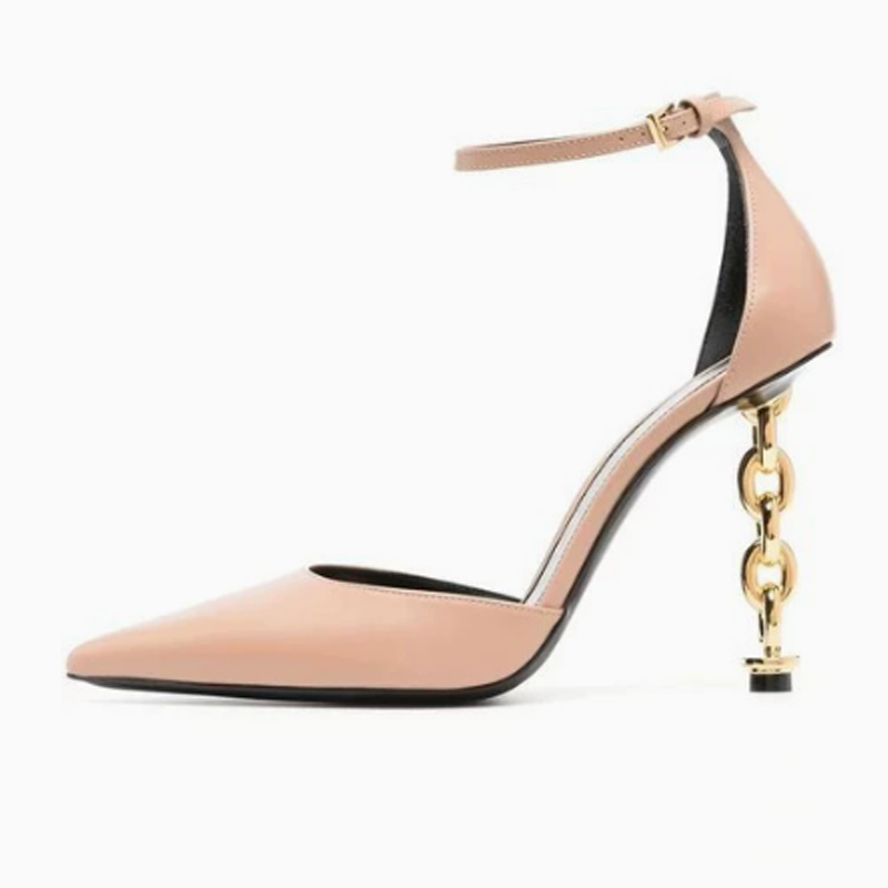 مثير الذهب سلسلة كعب أشار تو ا - مراجعة Gold Chain Sandal وسعره