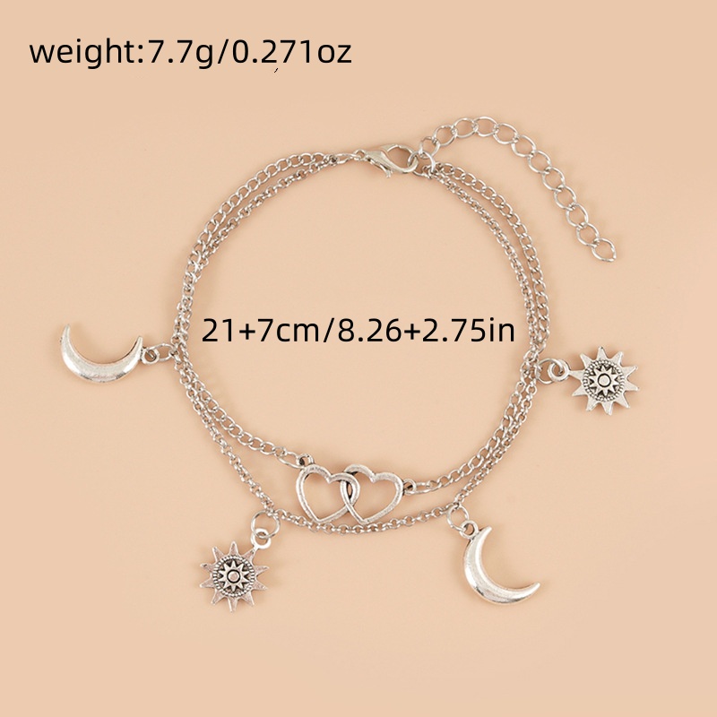 2025 طبقتين سلسلة على شكل قلب  - مراجعة Gold Chain Sandal وسعره