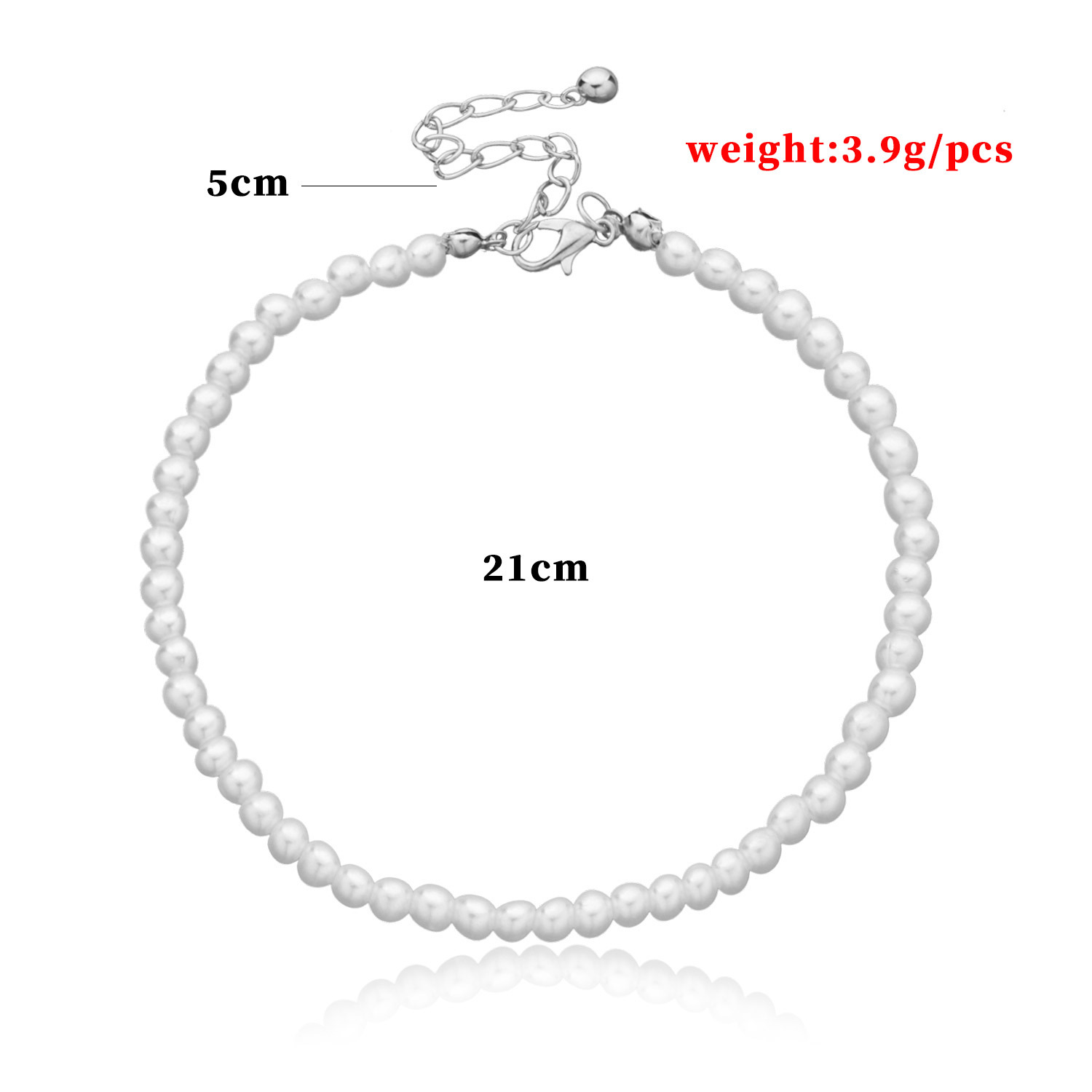 خلخال من اللؤلؤ للنساء ، لون ذ - مراجعة Gold Chain Sandal وسعره
