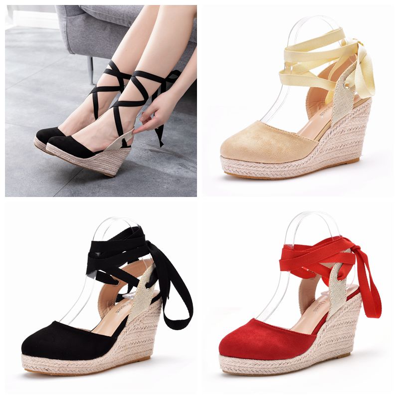 صنادل نسائية إسبادريل بكعب ويد - مراجعة Espadrille Wedge Shoes وسعره
