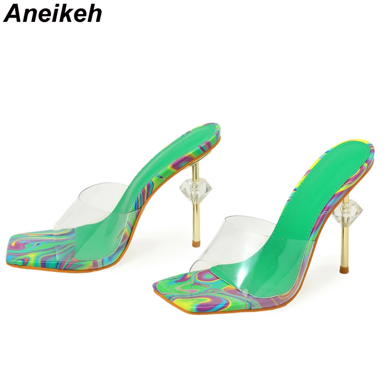 Aneikeh جديد مثير غريب شفاف ال - مراجعة Clear Strap Heel وسعره