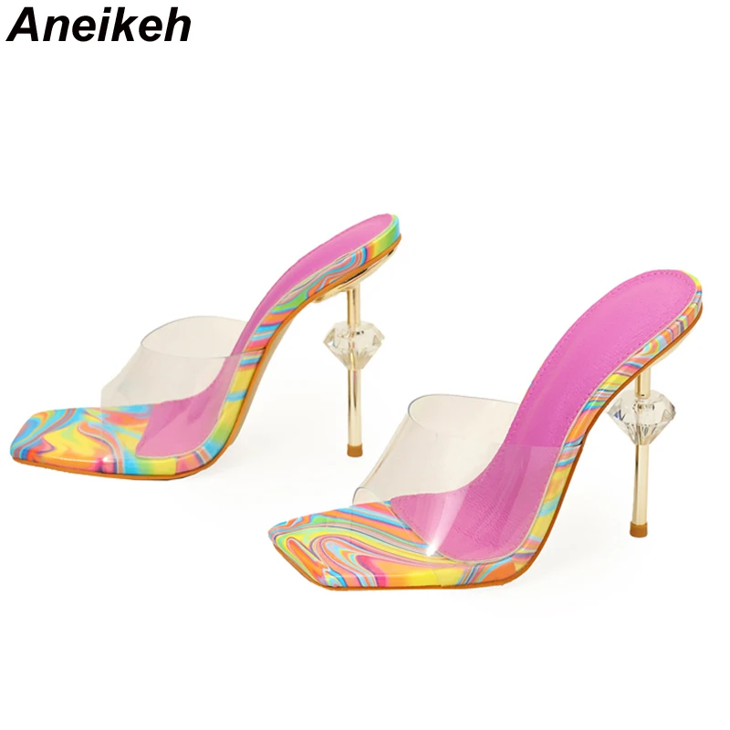 Aneikeh جديد مثير غريب شفاف ال - مراجعة Clear Strap Heel وسعره