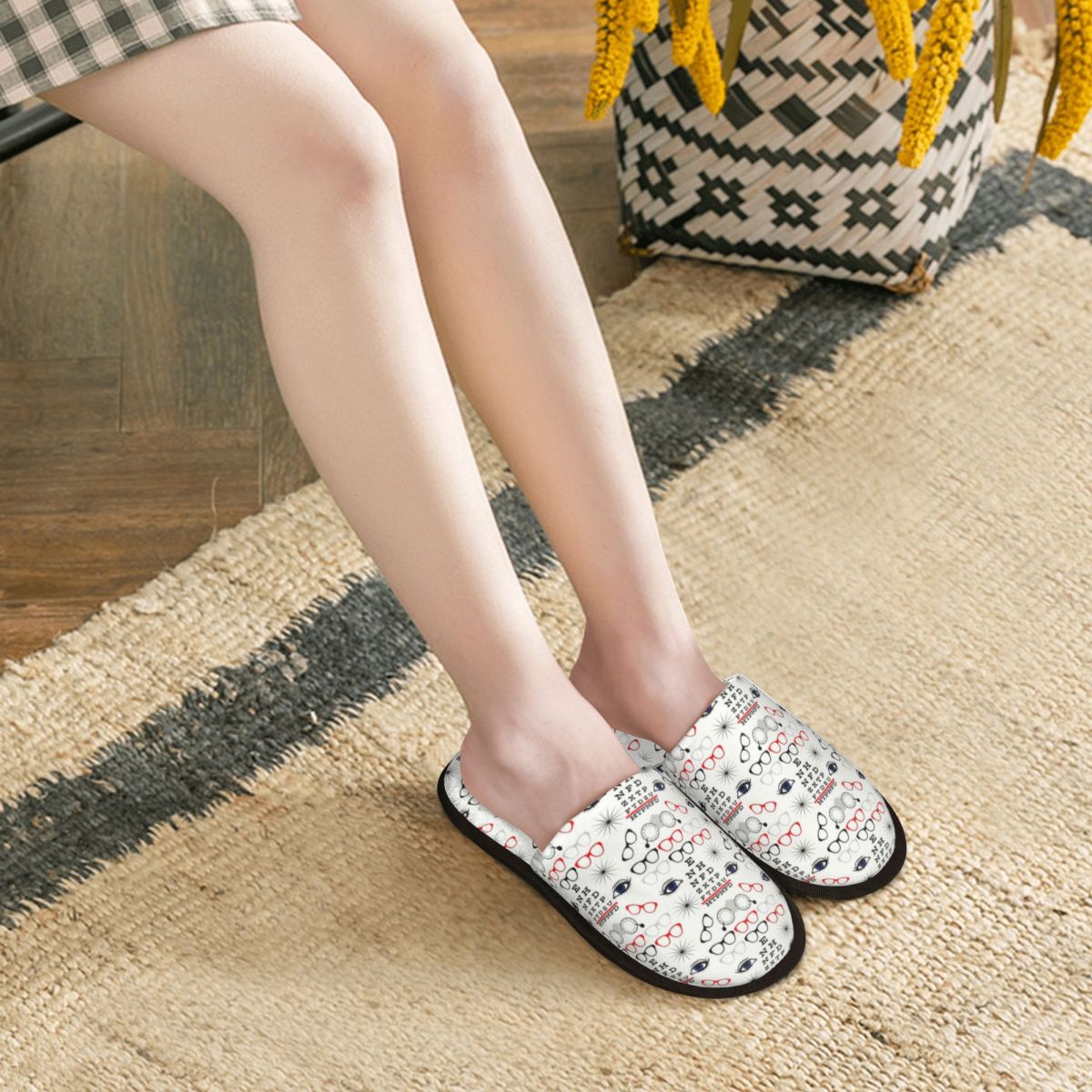 شباشب منزلية مخصصة مضحكة بتصمي - مراجعة Women Shoes Chart Size وسعره